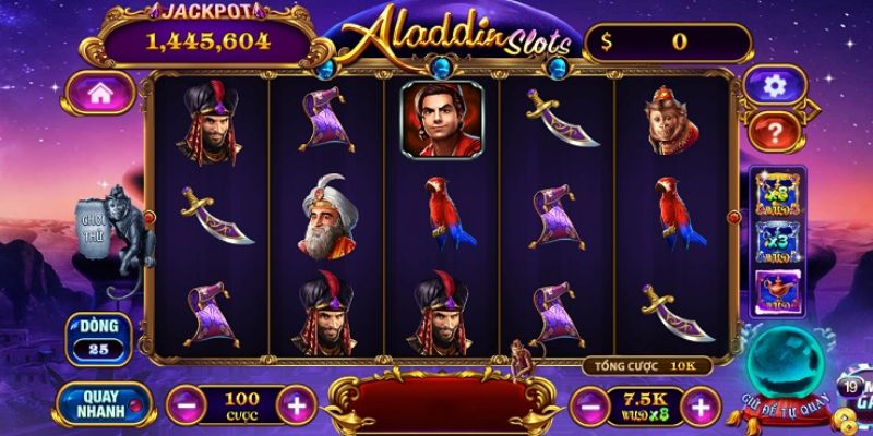 Game nổ hũ Aladin lấy cảm hứng từ bộ phim hoạt hình đình đám